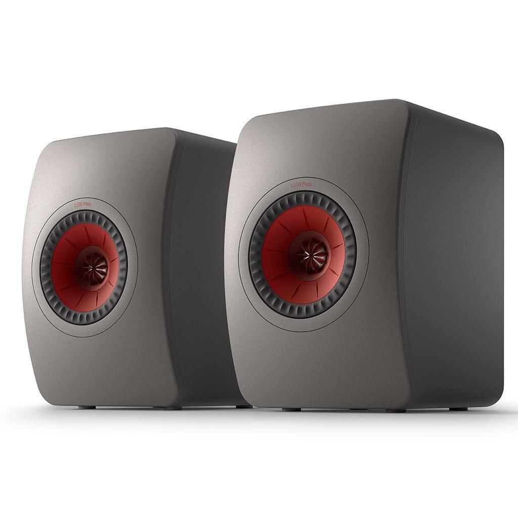 KEF LS50 Meta Passive Bookshelf Speakers Bookshelf Speakers KEF Titanium 